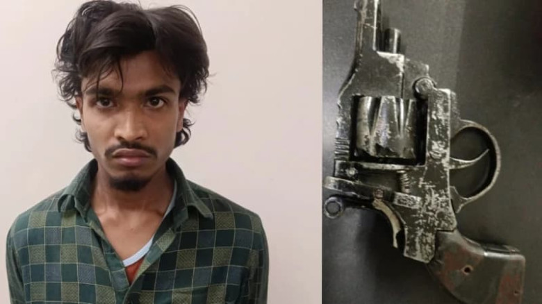 সিদ্ধিরগঞ্জে বিদেশি অস্ত্রসহ যুবক গ্রেফতার