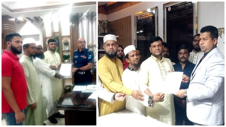 মাদক ব্যবসা ঠেকাতে ডিসি-এসপির কাছে ফতুল্লাবাসীর স্মারকলিপি