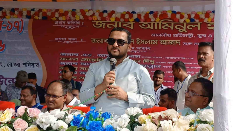 নারায়ণগঞ্জে ফুটবল স্টেডিয়াম চাইলেন শিল্পপতি রাকিব