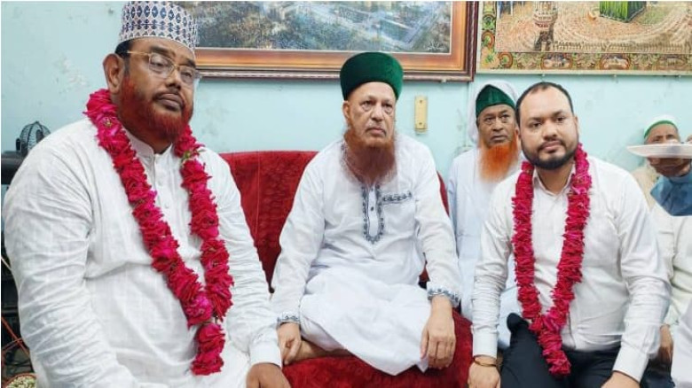 জশনে জুলুছ ঈদে মিলাদুন্নবী (সা:) উদযাপন কমিটির সভাপতি সোহাগ ও সেক্রেটারী জামান